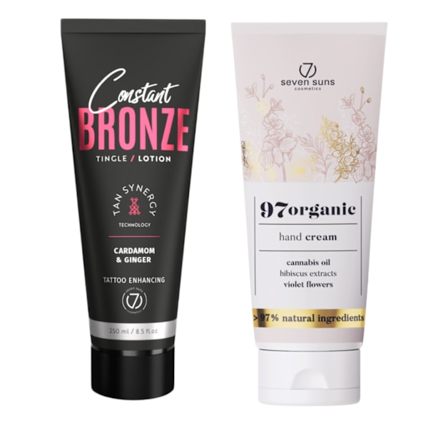 7Suns Constant Bronze Tingle Lotion 250Ml + Handkräm 75Ml Gratis