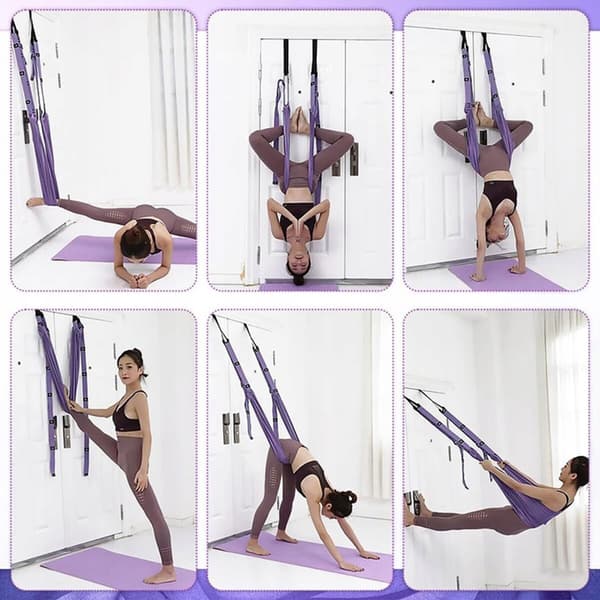 Elastisk Aerial Yoga Hammock För Pilates Och Gymnastik