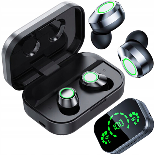 Trådløse Bluetooth 5.0 In-Ear Høretelefoner Yd03 Med Berøringskontrol Og Opladningsstation