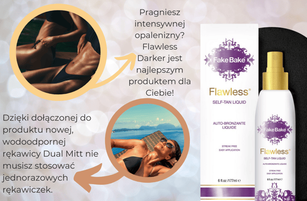 Fake Bake Flawless Itseruskettava Neste + Aplikaattori Käsine - 2 Pullon Setti