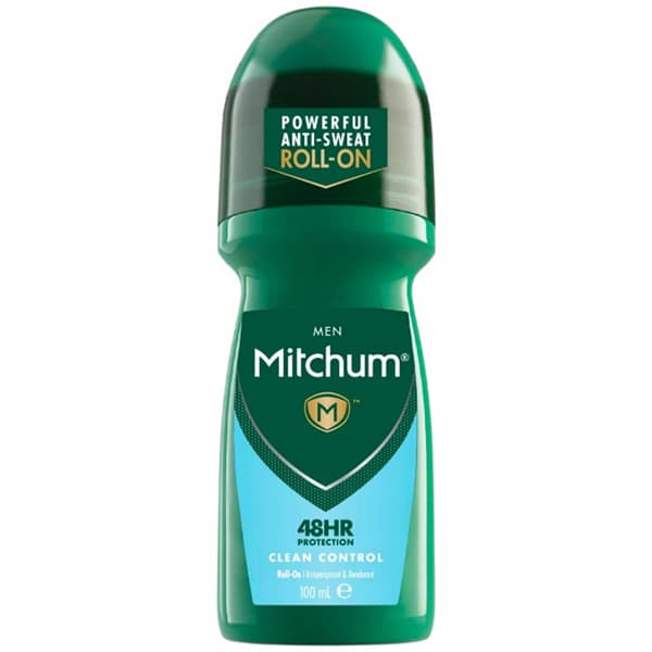 Mitchum Tredobbelt Beskyttelse Roll-On Antiperspirant Clean Control Herre 100Ml