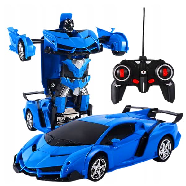 RC Robotbil 2i1 Transformer Drift Lys Lyde 360 Dans Legetøj