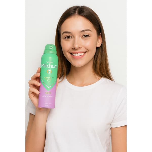 Mitchum Kvinder Brusefrisk Antiperspirant Spray 200Ml