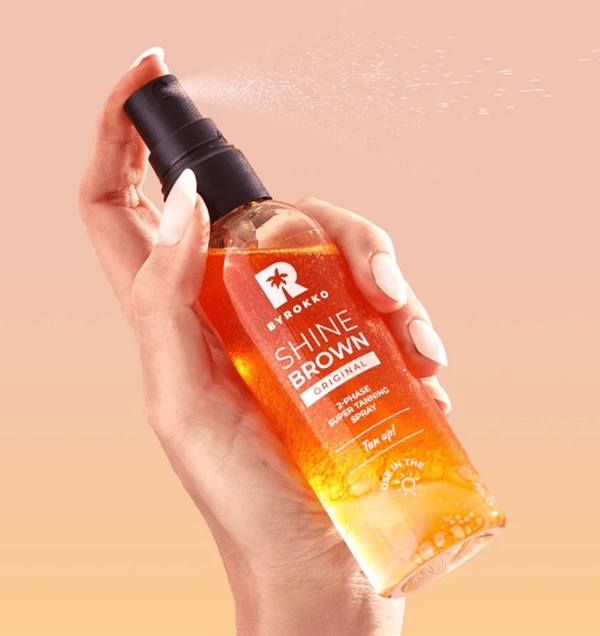 Byrokko Aloe Vera + Shine Brown Tanning Spray
