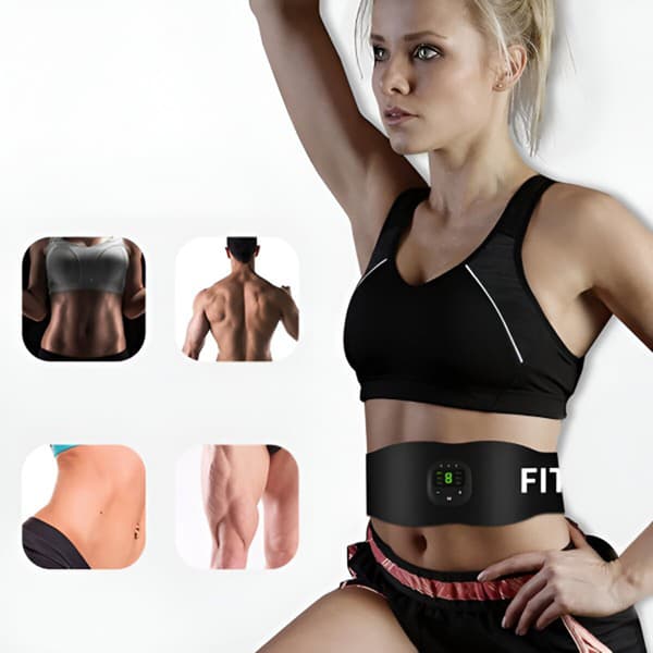 EMS Slankebælte Kropsformer 6 Tilstande Fedt Cellulite Massager