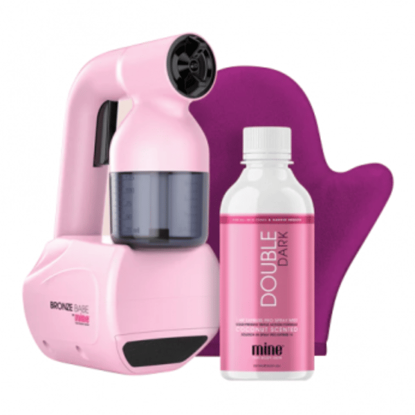 Minetan Bronze Babe Home Spray Tanning Kit Pink