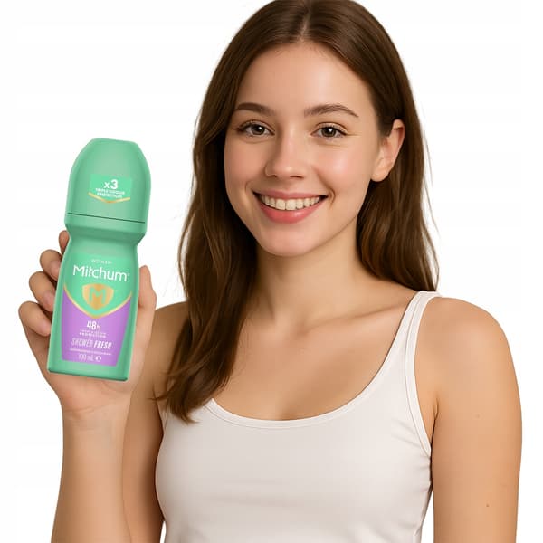 Mitchum Kvinder Antiperspirant Roll-On Shower Fresh 100Ml
