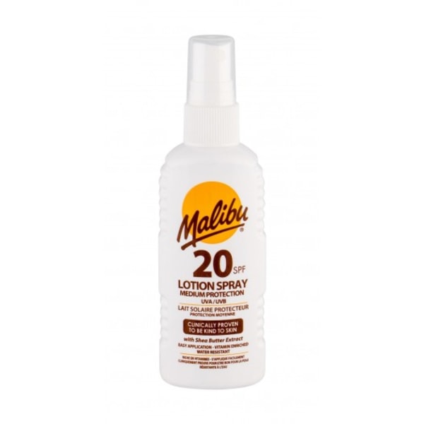Malibu Sun Lotion Spray Spf20 Vandfast Spray 100Ml
