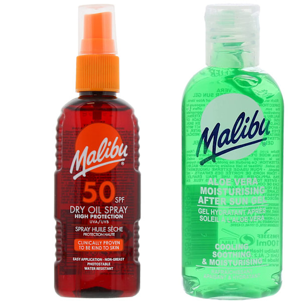 Malibu Spf50 Bronzing Oil 100Ml + Aloe After Sun 100Ml