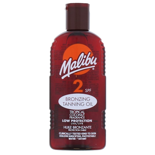 Malibu Sunscreen Oil Spf2 200Ml + After-Sun Balm 200Ml