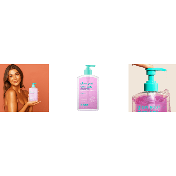 B.tan Glow Your Own Way Low Key Glow Selvbrunende Gel 473Ml