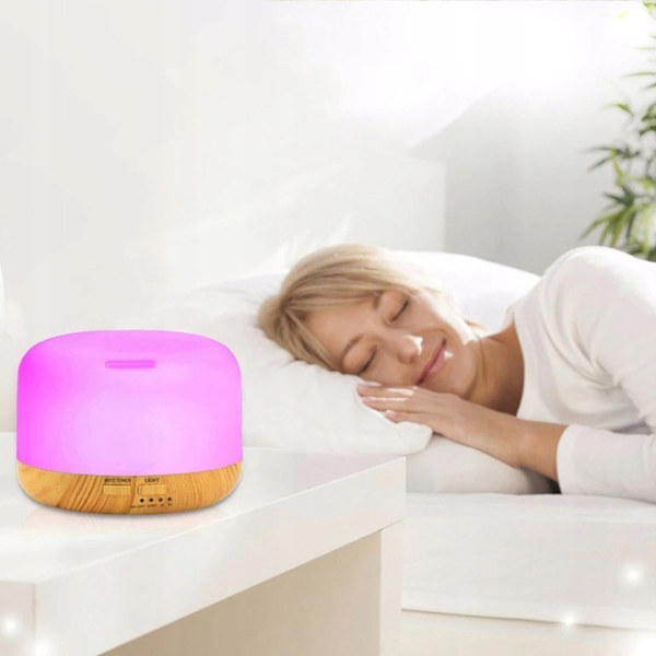 Luftfugter Aroma Diffuser 300ml LED Natlampe 6 Olier Sæt Hjem