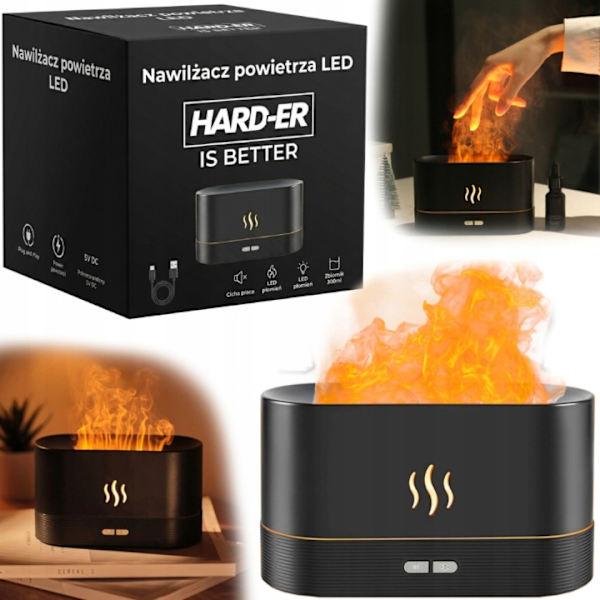 Flammeeffekt Luftfugter Aroma Diffuser USB Stille 180ml