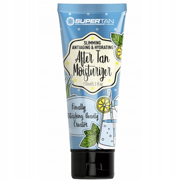 SUPERTAN Fersken & Kokos Bronzer med Accelerator 150ml + After Tan Balsam 150ml Sæt