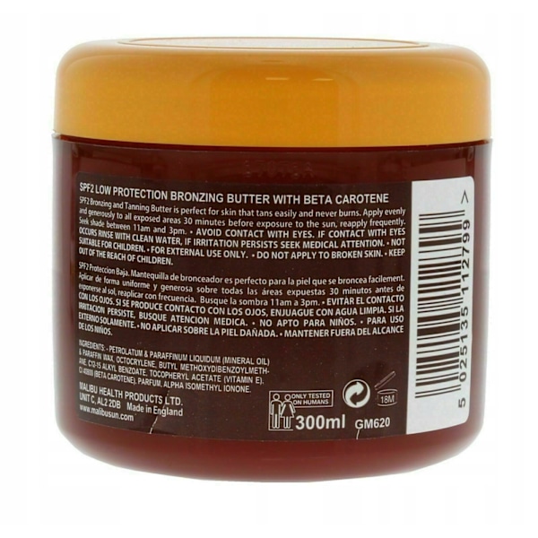 Malibu Tanning Accelerator Butter Spf2 300Ml