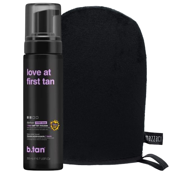B.tan Love At First Tan Self-Tanning Foam + Glove
