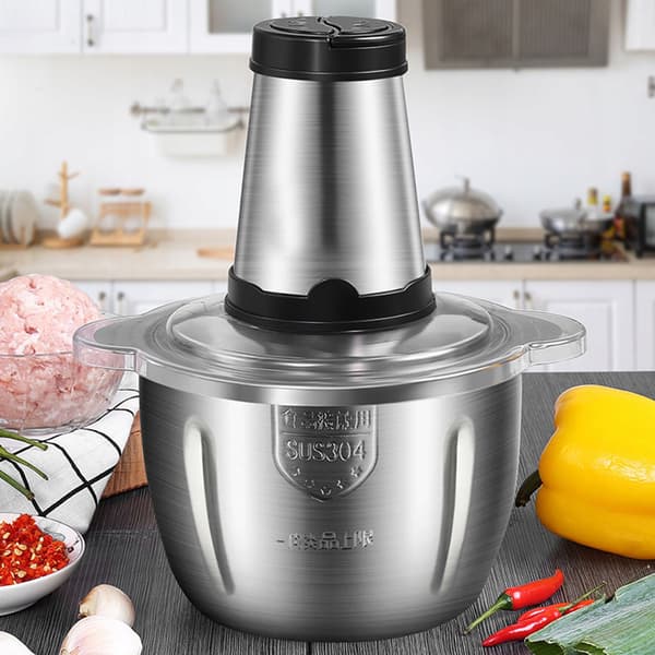 Multifunktionell matkvarn 250W kött frukt grönsakshackare