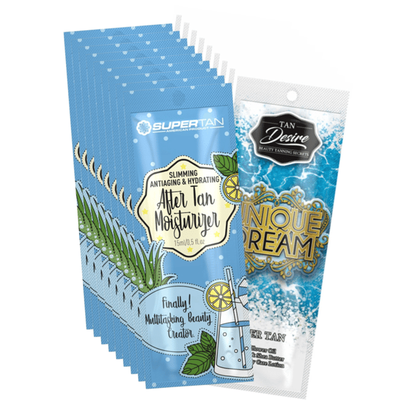 Soleo Basic Sachet Package 100 Stycken + 10 Stycken Unique Dream Och 10 Stycken After Tan + 2 Stycken Glasögon