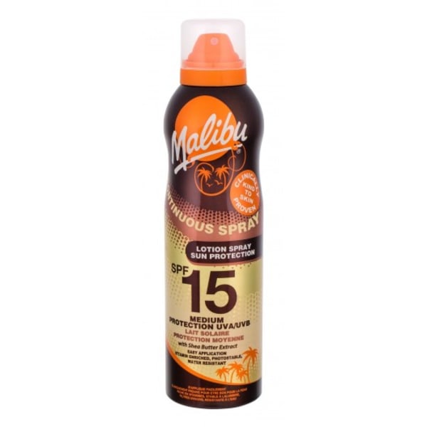 Malibu Spf15 Protective Lotion Aerosol 175Ml + After Sun Lotion 200Ml
