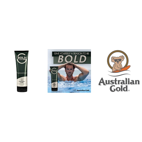 Australienskt Guld G Gentlemän Djärv Solbränningsbalsam För Män Med Dha Bronzer 250 Ml
