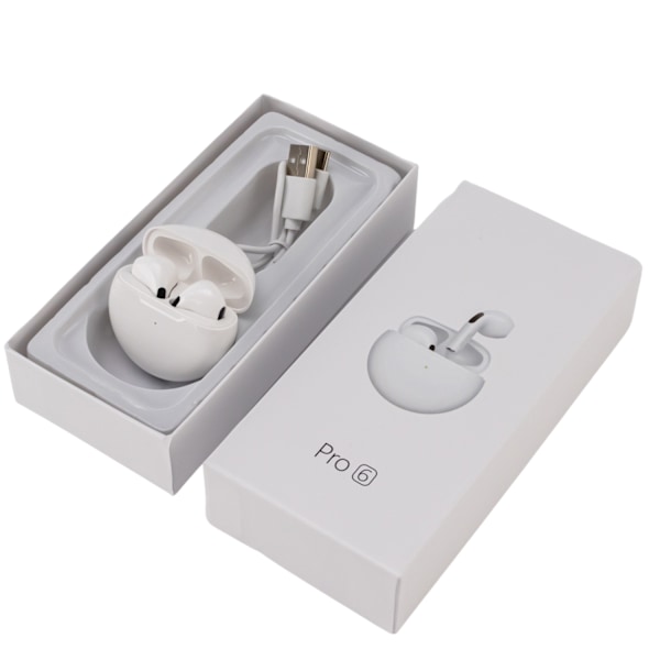 Pro 6 Langattomat In-Ear Bluetooth-Kuulokkeet Powerbank