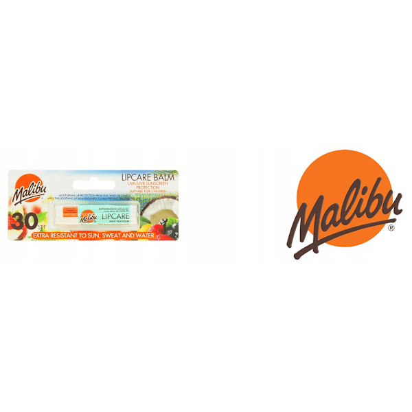 Malibu Vattentät Läppbalsam Mint SPF 30 - 4g