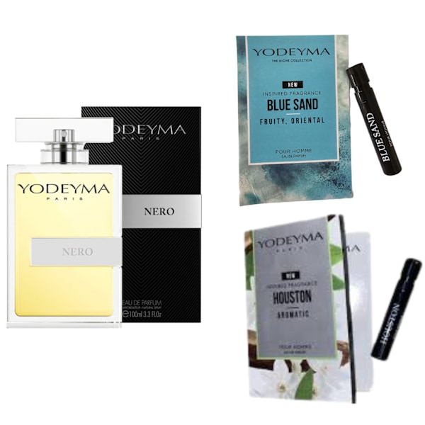 Yodeyma Nero Eau De Parfum För Män 100Ml + 2 Prover