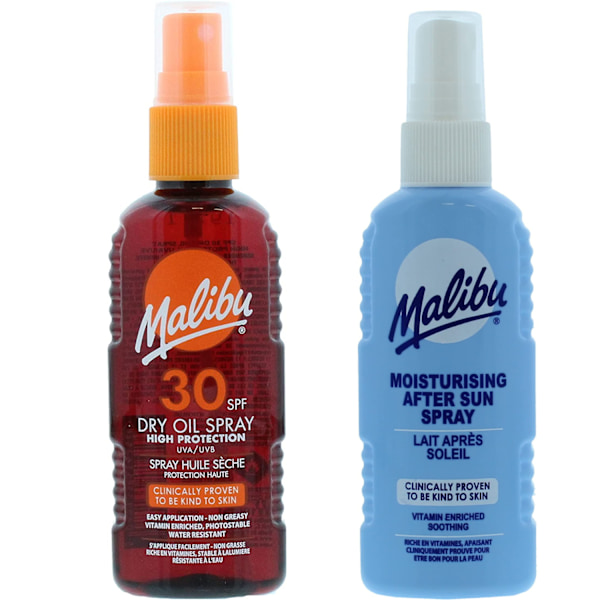 Malibu Spf30 Bronzing Oil 100Ml + After Sun Spray 100Ml