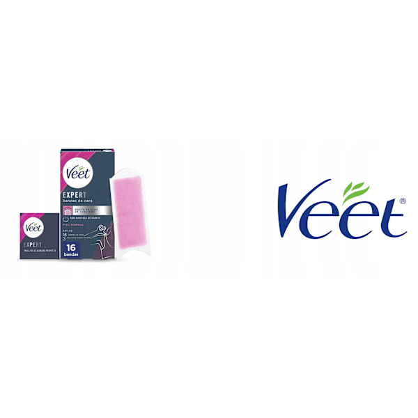 Veet Expert Vaxremsor för Armhålor, Normal Hud, 16 Stycken