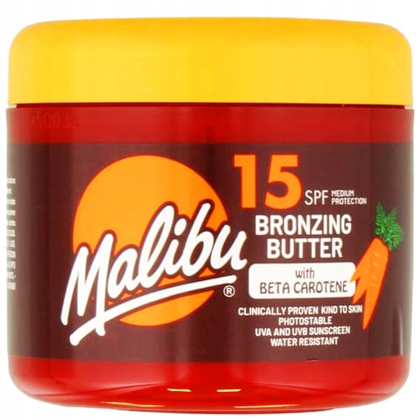 Malibu Bronzering Smør med Beta-caroten SPF15 - 300 ml