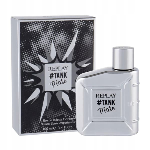 Replay Tank Plate Eau De Toilette För Män 100 Ml