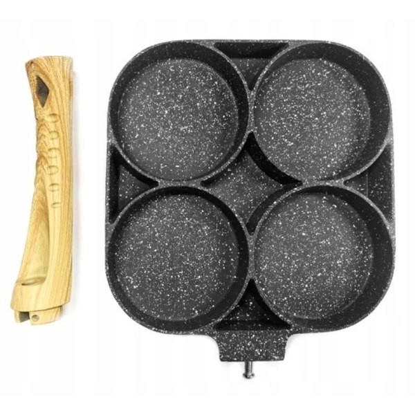 Stekpanna För Pannkakor, Ägg, Pannkakor, Pannkakor, 4 Fack