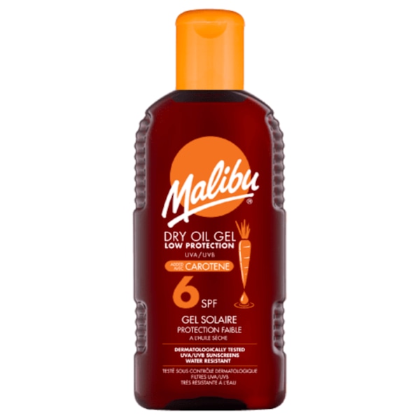 Malibu Spf6 Dry Oil Karoteenilla 200Ml + After Sun Balm 200Ml