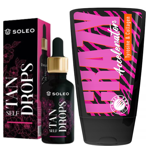 Soleo Self Tanning Drops + Wild Tan Crazy Accelerator Ilmaiseksi