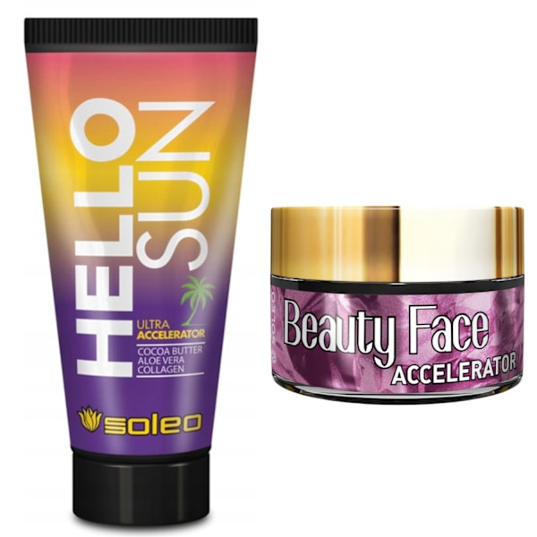Soleo Hello Sun Accelerator + Beauty Face Jar