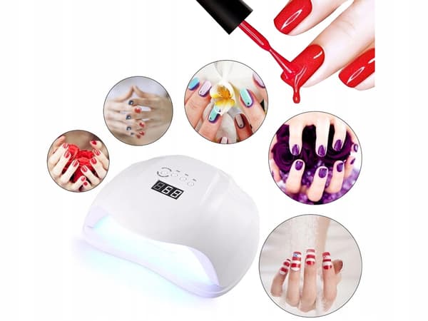 UV LED neglelampe 18W 36 LED'er Bevægelsessensor Timer Professionel