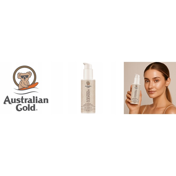 Australsk Guld Solcreme Rensende Olie Til Fjernelse Af Spf Og Makeup 89Ml