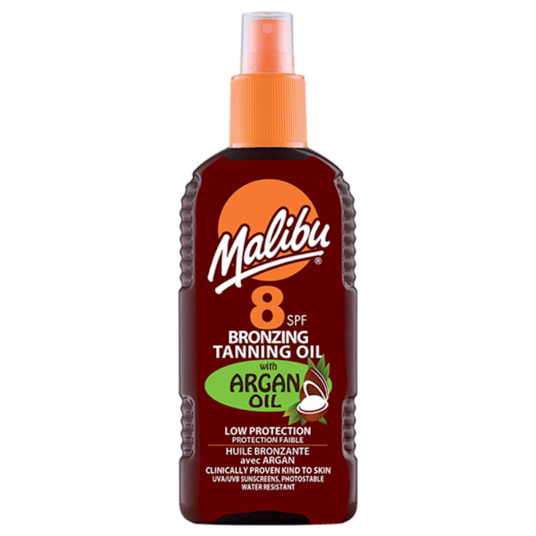 Malibu Bronzing Oil Spf8 200Ml + After Sun Balm 200Ml