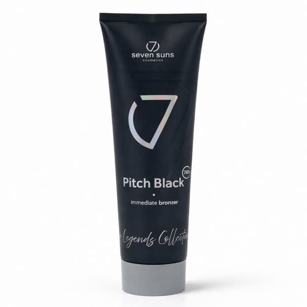 7suns Pitch Black Immediate Bronzer Mörk Solkräm 250ml