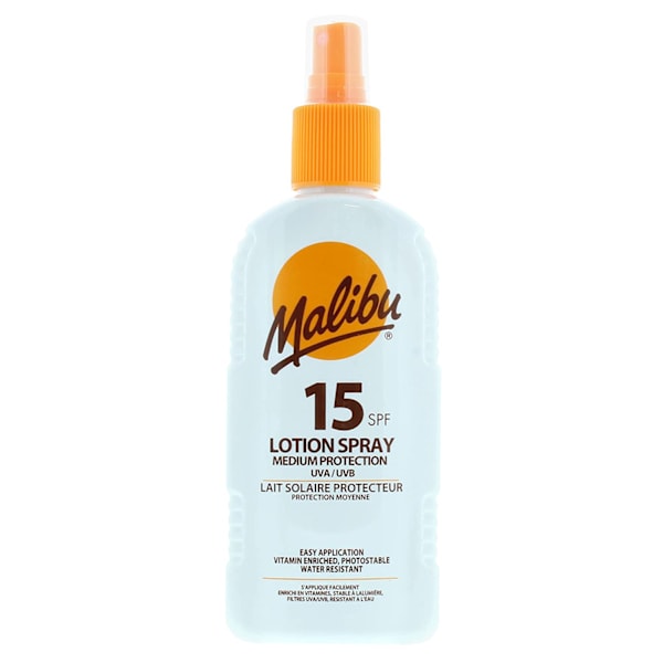 Malibu Spf15 Vandtæt Spray 200Ml + After Sun Balm 200Ml