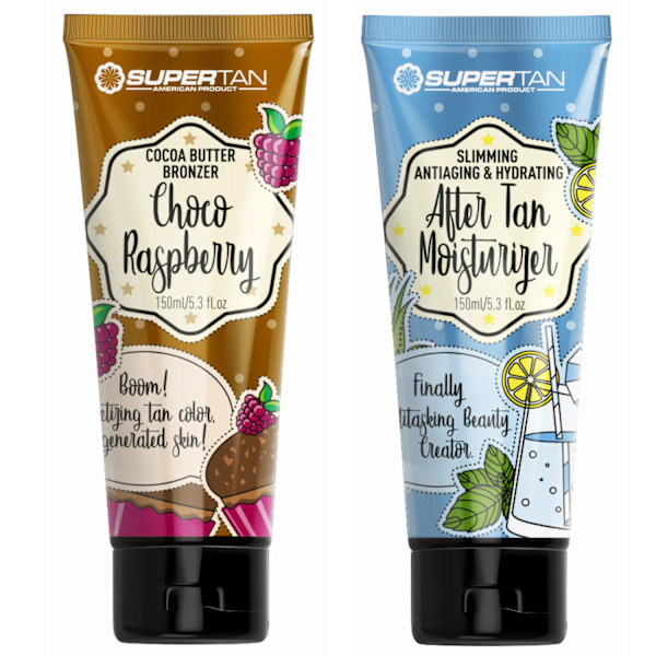 Supertan Choco Raspberry + After Tan After Sun Ilmaiseksi