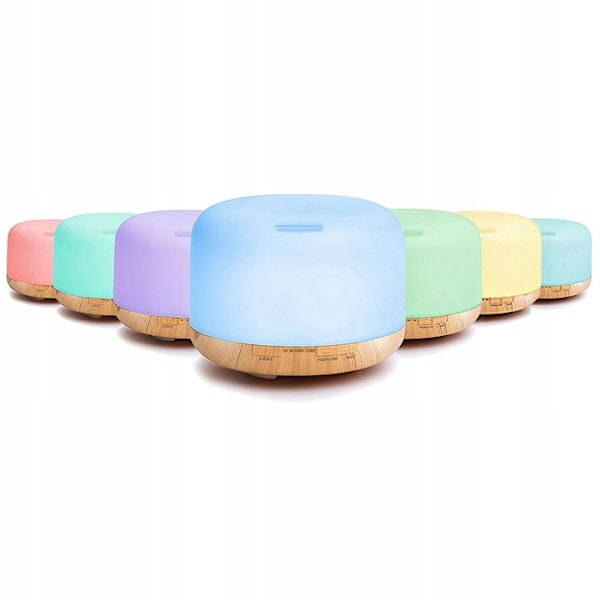 Luftfugter Aroma Diffuser Aromaterapi Natlampe 300Ml