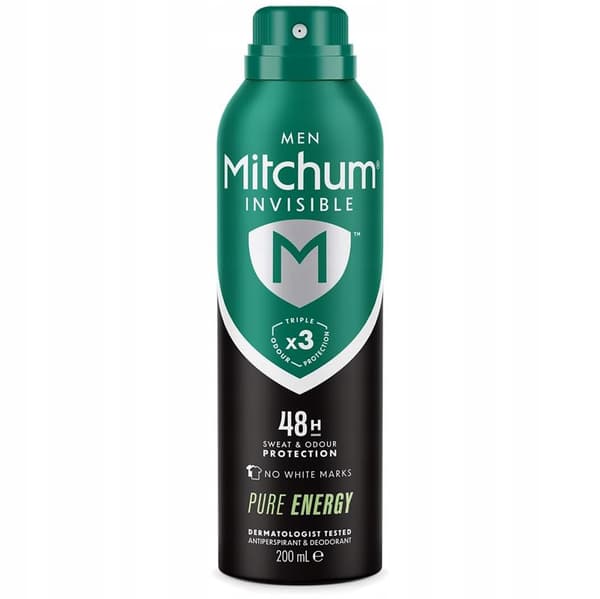 Mitchum Osynlig Skydd 48H Antiperspirant Spray 200Ml