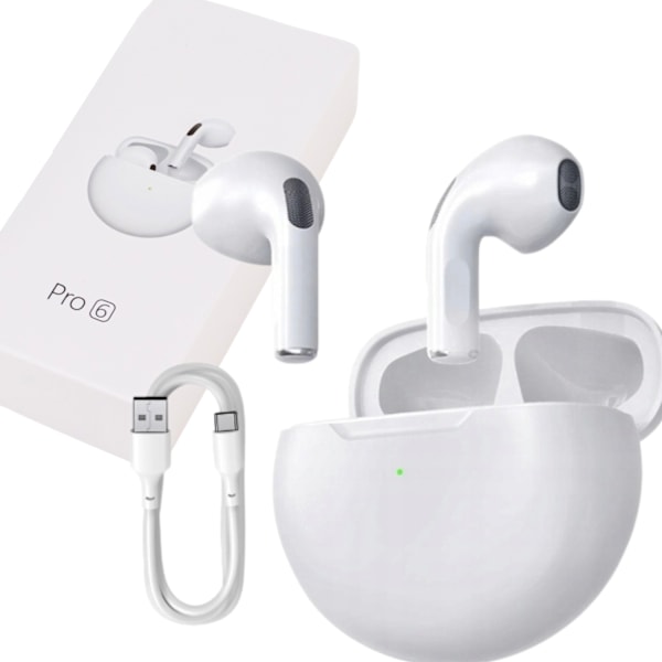 Pro 6 Langattomat In-Ear Bluetooth-Kuulokkeet Powerbank