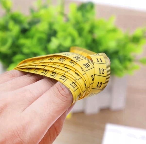 Skräddarmått I Låda Etui Meter Centimeter Indragbar 150 Cm Gul