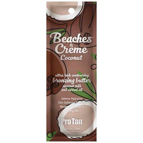 Pro Tan Beaches & Crème Coconut Solarium-Rusketusvoide (Accelerator), Kookostuoksu 22 Ml