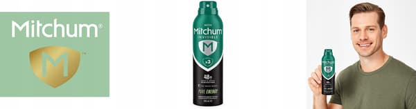 Mitchum Osynlig Skydd 48H Antiperspirant Spray 200Ml