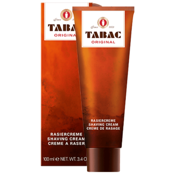 Tabac Original Barbercreme 3x100 ml – Klassisk Barbercreme til Vådbarbering