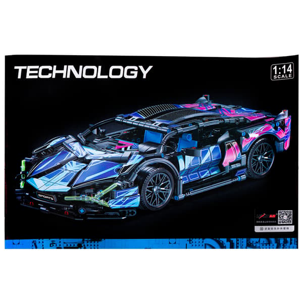 Cyberpunk Byggesæt Bilmodel 1:14 - Lambo Rtdr457