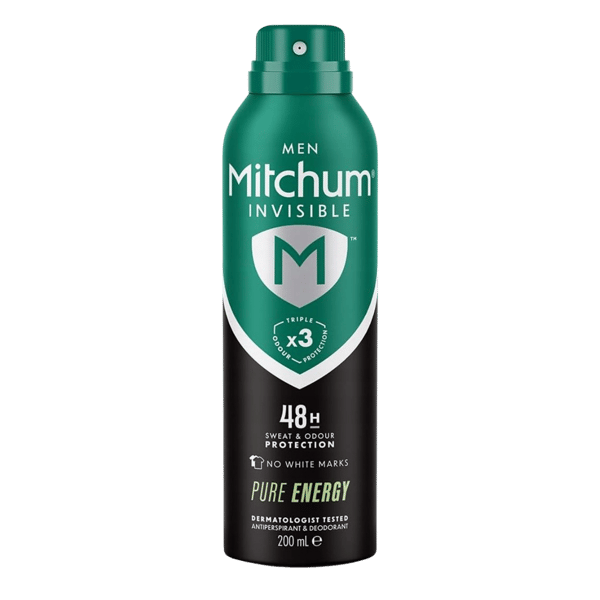 Mitchum Usynlig Beskyttelse 48-Timers Antiperspirant Spray 200Ml